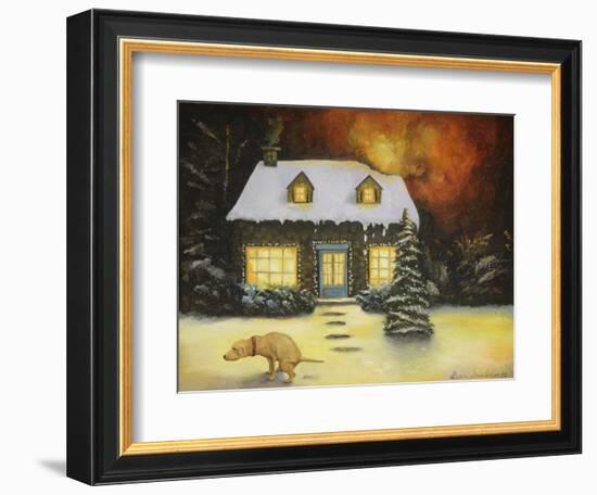 Kinkade's Worst Nightmare Updated X-Leah Saulnier-Framed Giclee Print