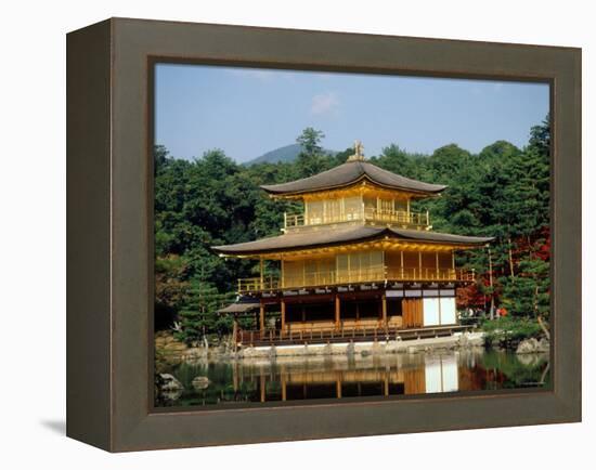 Kinkaku (Golden Pavillion) in the Garden of Rokuon-Ji Temple, Kyoto, Japan-null-Framed Premier Image Canvas