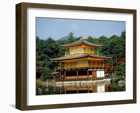 Kinkaku (Golden Pavillion) in the Garden of Rokuon-Ji Temple, Kyoto, Japan-null-Framed Photographic Print