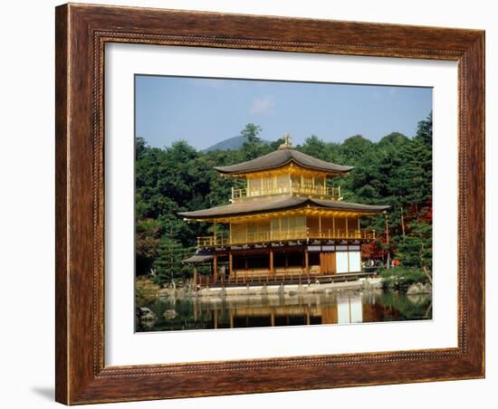 Kinkaku (Golden Pavillion) in the Garden of Rokuon-Ji Temple, Kyoto, Japan-null-Framed Photographic Print