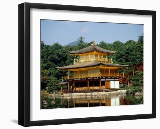 Kinkaku (Golden Pavillion) in the Garden of Rokuon-Ji Temple, Kyoto, Japan-null-Framed Photographic Print