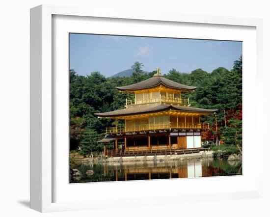 Kinkaku (Golden Pavillion) in the Garden of Rokuon-Ji Temple, Kyoto, Japan-null-Framed Photographic Print