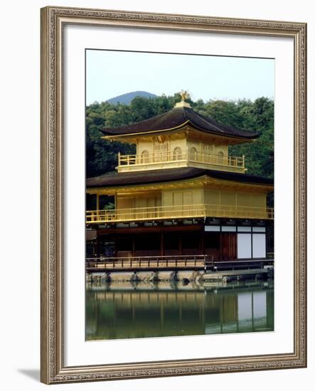 Kinkaku (Golden Pavillion) in the Garden of Rokuon-Ji Temple, Kyoto, Japan-null-Framed Photographic Print