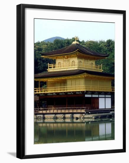 Kinkaku (Golden Pavillion) in the Garden of Rokuon-Ji Temple, Kyoto, Japan-null-Framed Photographic Print