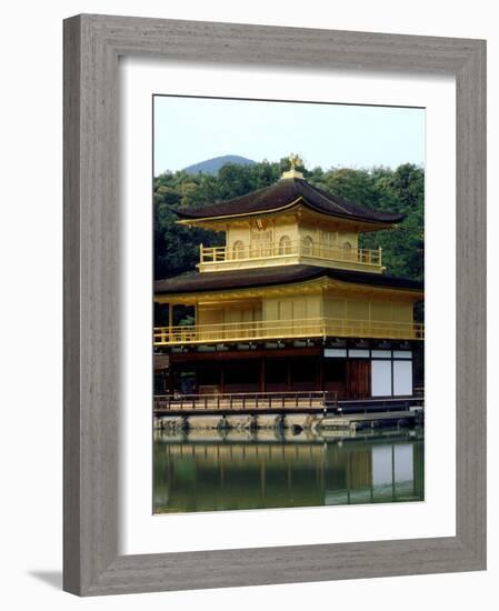 Kinkaku (Golden Pavillion) in the Garden of Rokuon-Ji Temple, Kyoto, Japan-null-Framed Photographic Print