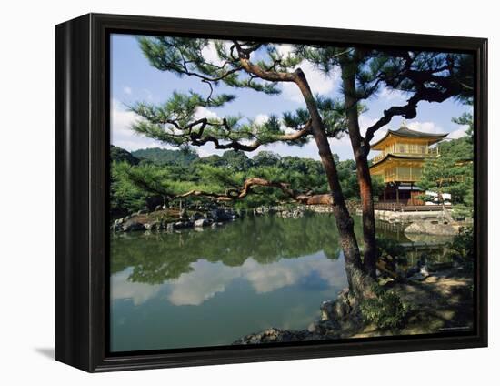 Kinkaku-Ji Temple Kyoto Japan-null-Framed Premier Image Canvas