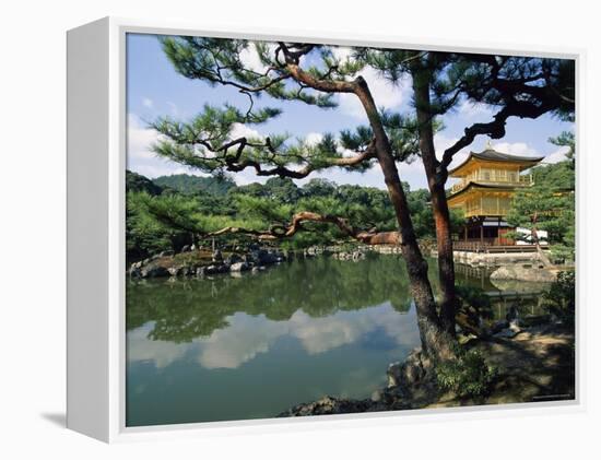 Kinkaku-Ji Temple Kyoto Japan-null-Framed Premier Image Canvas