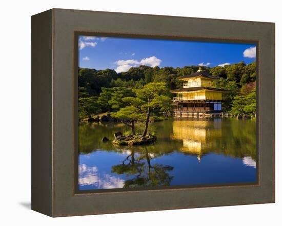 Kinkaku-Ji (Temple of the Golden Pavilion), Kyoto, Japan, Asia-Ben Pipe-Framed Premier Image Canvas