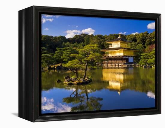 Kinkaku-Ji (Temple of the Golden Pavilion), Kyoto, Japan, Asia-Ben Pipe-Framed Premier Image Canvas