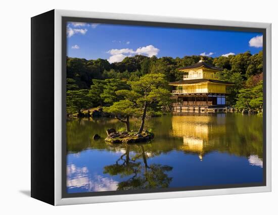 Kinkaku-Ji (Temple of the Golden Pavilion), Kyoto, Japan, Asia-Ben Pipe-Framed Premier Image Canvas