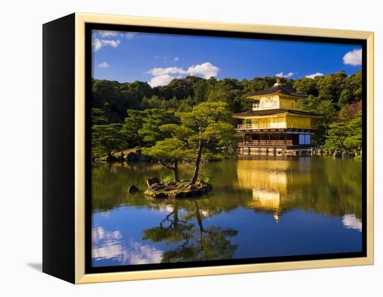 Kinkaku-Ji (Temple of the Golden Pavilion), Kyoto, Japan, Asia-Ben Pipe-Framed Premier Image Canvas