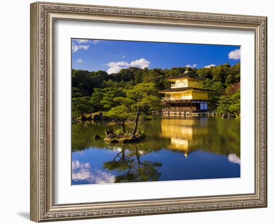 Kinkaku-Ji (Temple of the Golden Pavilion), Kyoto, Japan, Asia-Ben Pipe-Framed Photographic Print