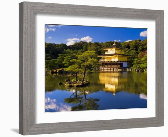 Kinkaku-Ji (Temple of the Golden Pavilion), Kyoto, Japan, Asia-Ben Pipe-Framed Photographic Print