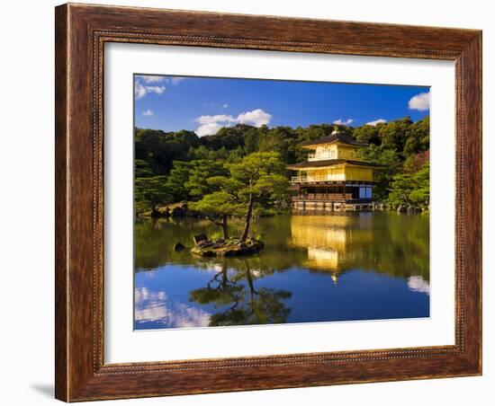 Kinkaku-Ji (Temple of the Golden Pavilion), Kyoto, Japan, Asia-Ben Pipe-Framed Photographic Print