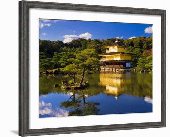 Kinkaku-Ji (Temple of the Golden Pavilion), Kyoto, Japan, Asia-Ben Pipe-Framed Photographic Print