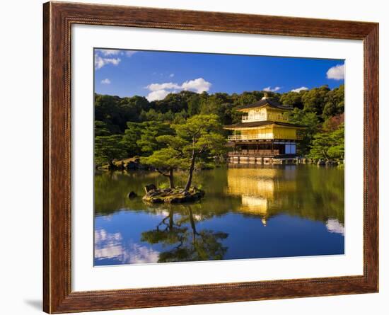 Kinkaku-Ji (Temple of the Golden Pavilion), Kyoto, Japan, Asia-Ben Pipe-Framed Photographic Print