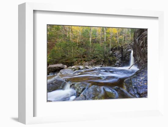 Kinsman Falls and Cascade Brook in New Hampshire's White Mountains-Jerry & Marcy Monkman-Framed Photographic Print