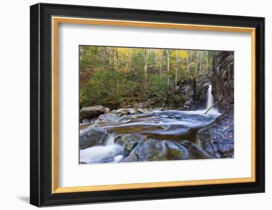 Kinsman Falls and Cascade Brook in New Hampshire's White Mountains-Jerry & Marcy Monkman-Framed Photographic Print