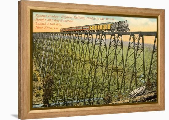 Kinzua Bridge, Kane-null-Framed Stretched Canvas