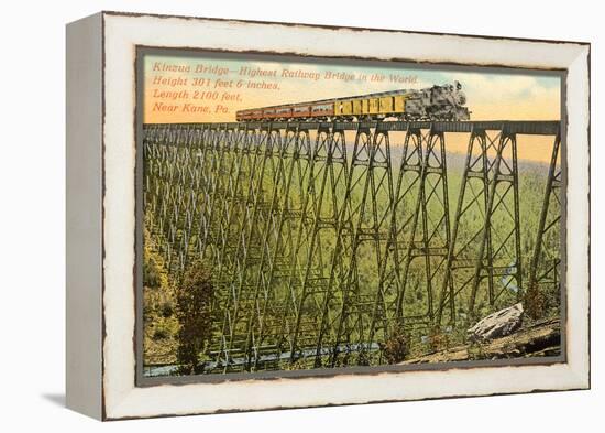 Kinzua Bridge, Kane-null-Framed Stretched Canvas