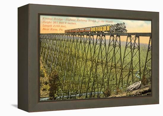 Kinzua Bridge, Kane-null-Framed Stretched Canvas