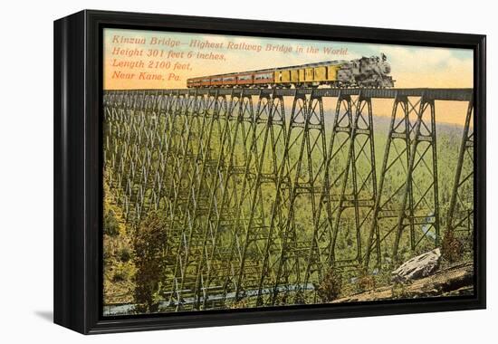 Kinzua Bridge, Kane-null-Framed Stretched Canvas