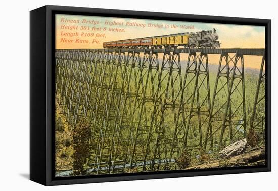 Kinzua Bridge, Kane-null-Framed Stretched Canvas