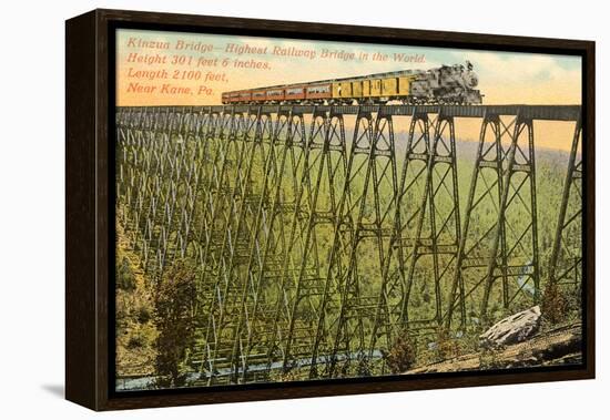 Kinzua Bridge, Kane-null-Framed Stretched Canvas