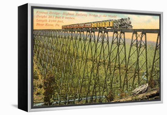 Kinzua Bridge, Kane-null-Framed Stretched Canvas