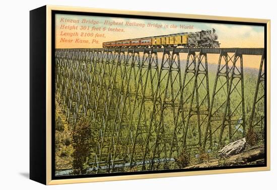 Kinzua Bridge, Kane-null-Framed Stretched Canvas