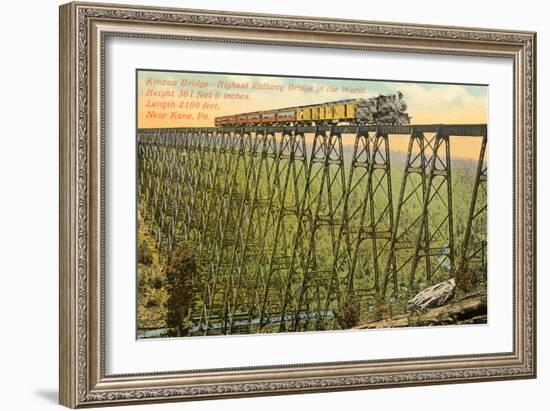 Kinzua Bridge, Kane-null-Framed Art Print