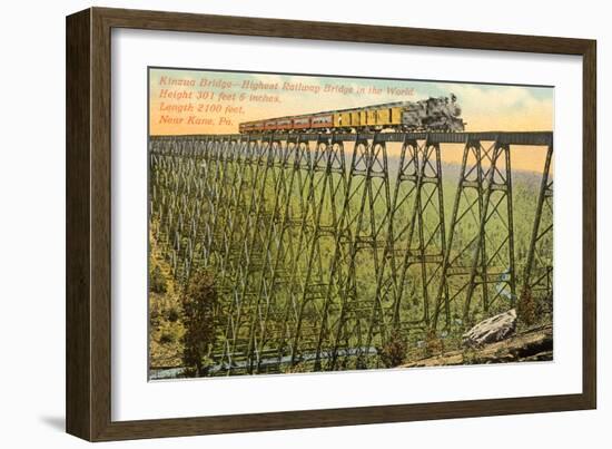 Kinzua Bridge, Kane-null-Framed Art Print