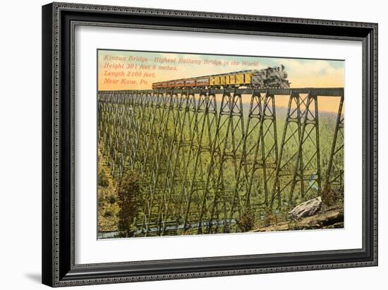 Kinzua Bridge, Kane-null-Framed Art Print