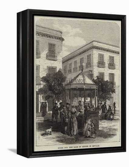 Kiosk for the Sale of Bibles in Seville-null-Framed Premier Image Canvas