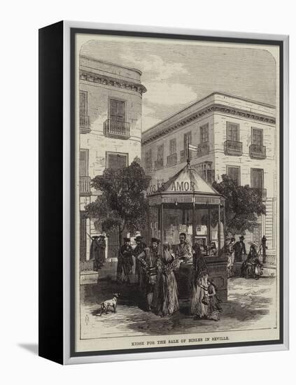 Kiosk for the Sale of Bibles in Seville-null-Framed Premier Image Canvas