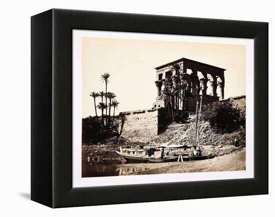 Kiosk of Trajan and Early Nice Cruise Boat-Francis Frith-Framed Premier Image Canvas