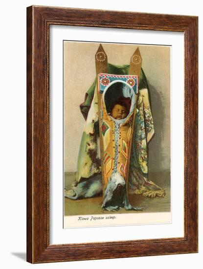 Kiowa Papoose-null-Framed Art Print