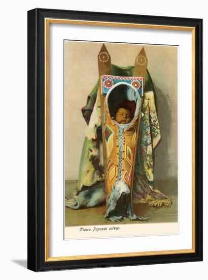 Kiowa Papoose-null-Framed Art Print