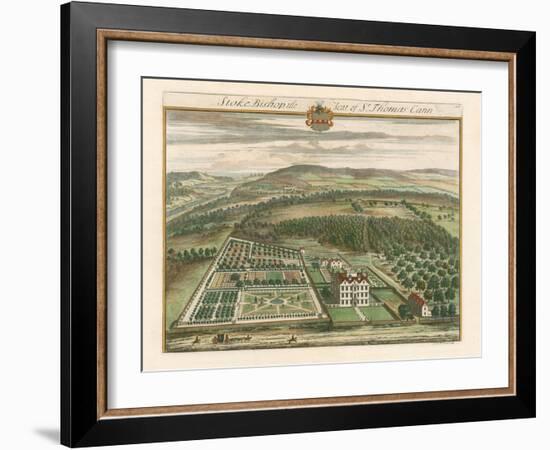 Kip's Garden Views II-Johannes Kip-Framed Art Print