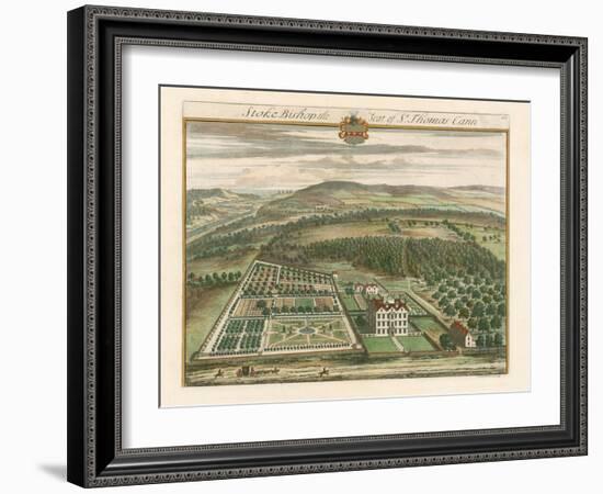 Kip's Garden Views II-Johannes Kip-Framed Art Print