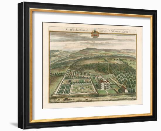 Kip's Garden Views II-Johannes Kip-Framed Art Print