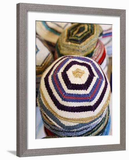 Kippas, Safed, Israel, Middle East-null-Framed Photographic Print