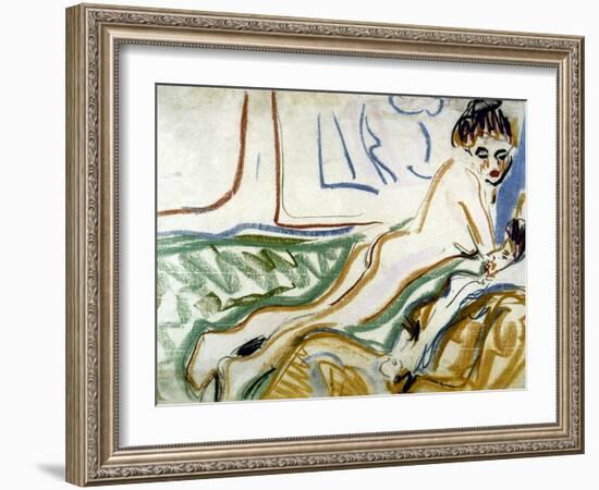 Kirchner: Lovers, 1906-Ernst Ludwig Kirchner-Framed Giclee Print