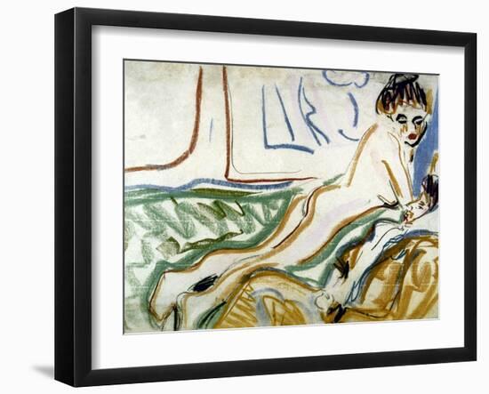 Kirchner: Lovers, 1906-Ernst Ludwig Kirchner-Framed Giclee Print
