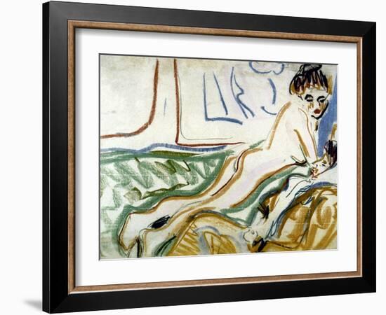 Kirchner: Lovers, 1906-Ernst Ludwig Kirchner-Framed Giclee Print