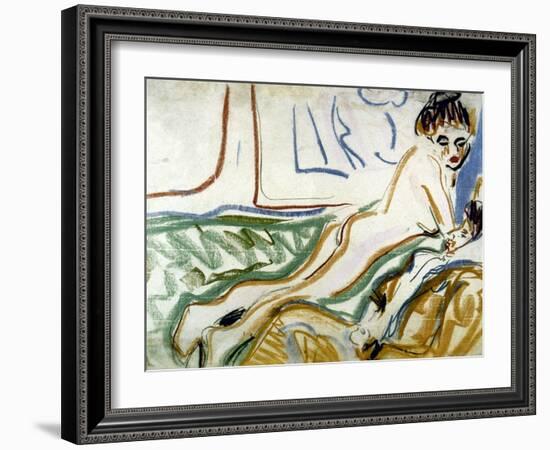 Kirchner: Lovers, 1906-Ernst Ludwig Kirchner-Framed Giclee Print