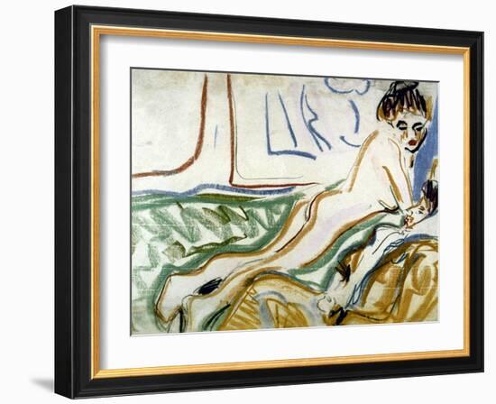 Kirchner: Lovers, 1906-Ernst Ludwig Kirchner-Framed Giclee Print