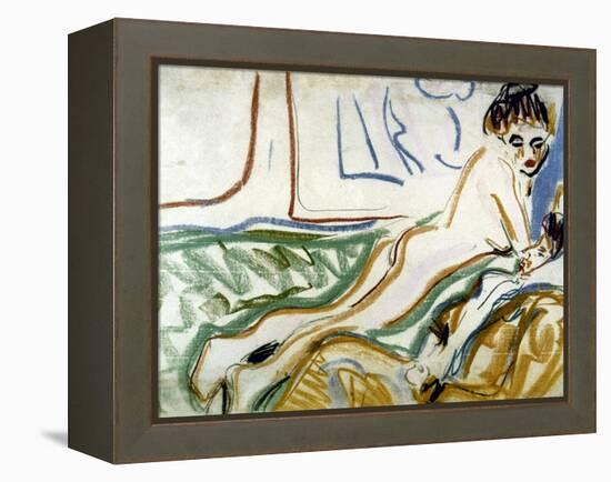 Kirchner: Lovers, 1906-Ernst Ludwig Kirchner-Framed Premier Image Canvas