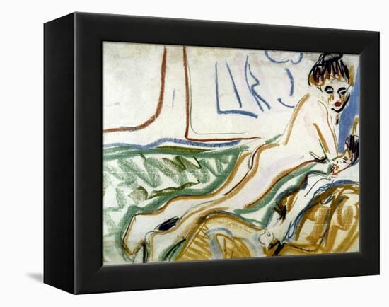 Kirchner: Lovers, 1906-Ernst Ludwig Kirchner-Framed Premier Image Canvas