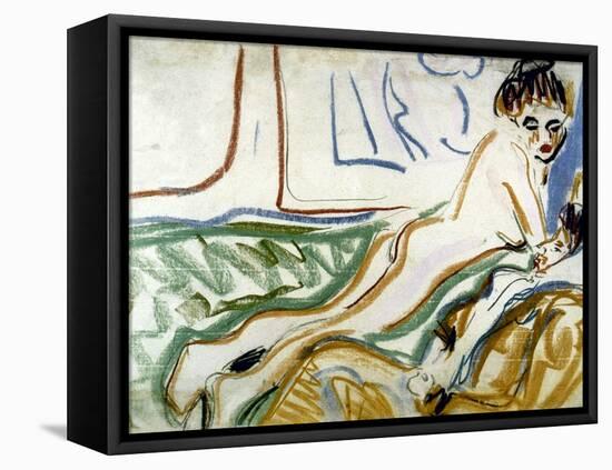 Kirchner: Lovers, 1906-Ernst Ludwig Kirchner-Framed Premier Image Canvas